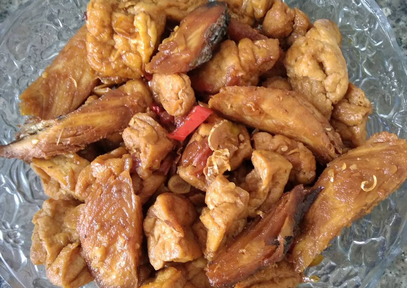 Tahu Tongkol Jahe Cincang