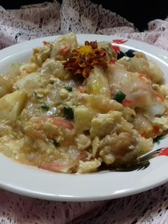 Foto resep Seblak Campur (Kerupuk+Siomay+Batagor+Nanas 🍍)