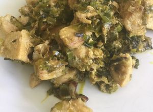 Una foto de Pechugas de Pollo Verduritas y un toque de Roquefort