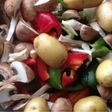 Πατάτες φούρνου με τζίντζερ και μανιτάρια