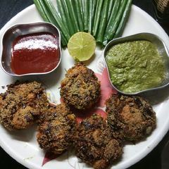 Prawns cutlet A picture of Prawns cutlet.
