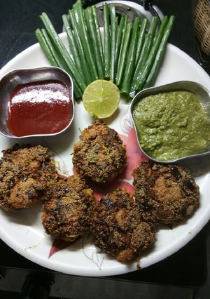 A picture of Prawns cutlet.