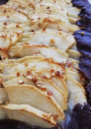 Une photo de Tarte aux pommes / cacao