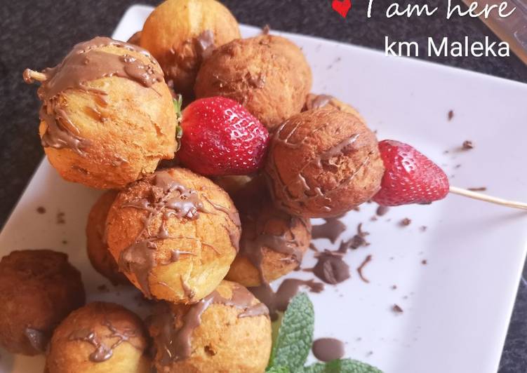 How to Make Homemade Doughnut stuffed with chocolate