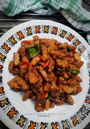 Foto resep Tempe kecap daun jeruk
