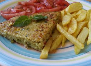 Una foto de Tortilla de cus cús (aprovechando las sobritas)