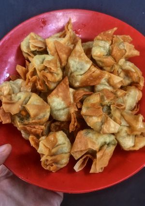 Foto resep Siomay sayur pangsit goreng