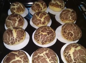 Foto resep Roti Jamur Shiitake isi Selai Coklat