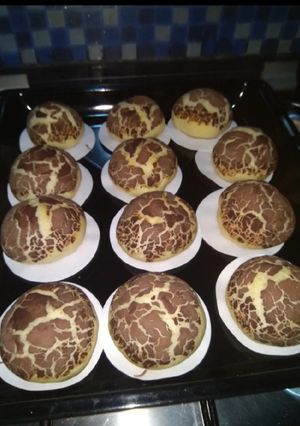 Foto resep Roti Jamur Shiitake isi Selai Coklat