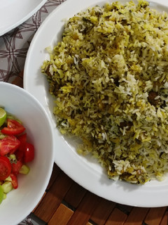عکسی از دستور کلم پلو شیرازی