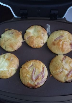 Une photo de Muffins jambon vache qui rit