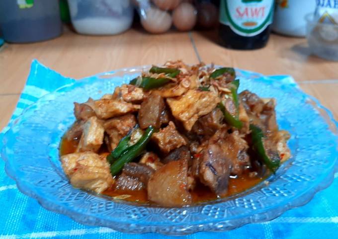 Resep Krengseng Tahu Kikil Cabai Ijo yang Enak Banget