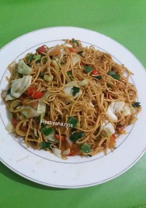 Foto resep Mie goreng ndeso (mie goreng jowo)