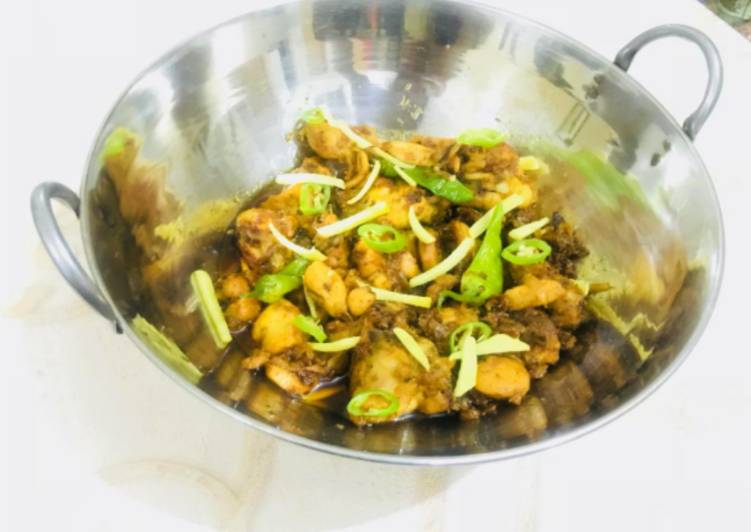 How to Prepare Favorite Chicken Koila Karahi Recipe👌😋