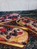 Pan de frutillas y arándanos 😃