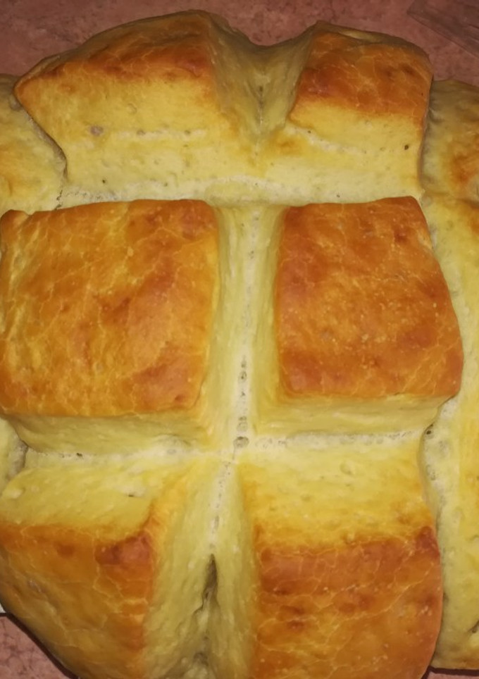 Una foto de Pan casero, con aceite de oliva
