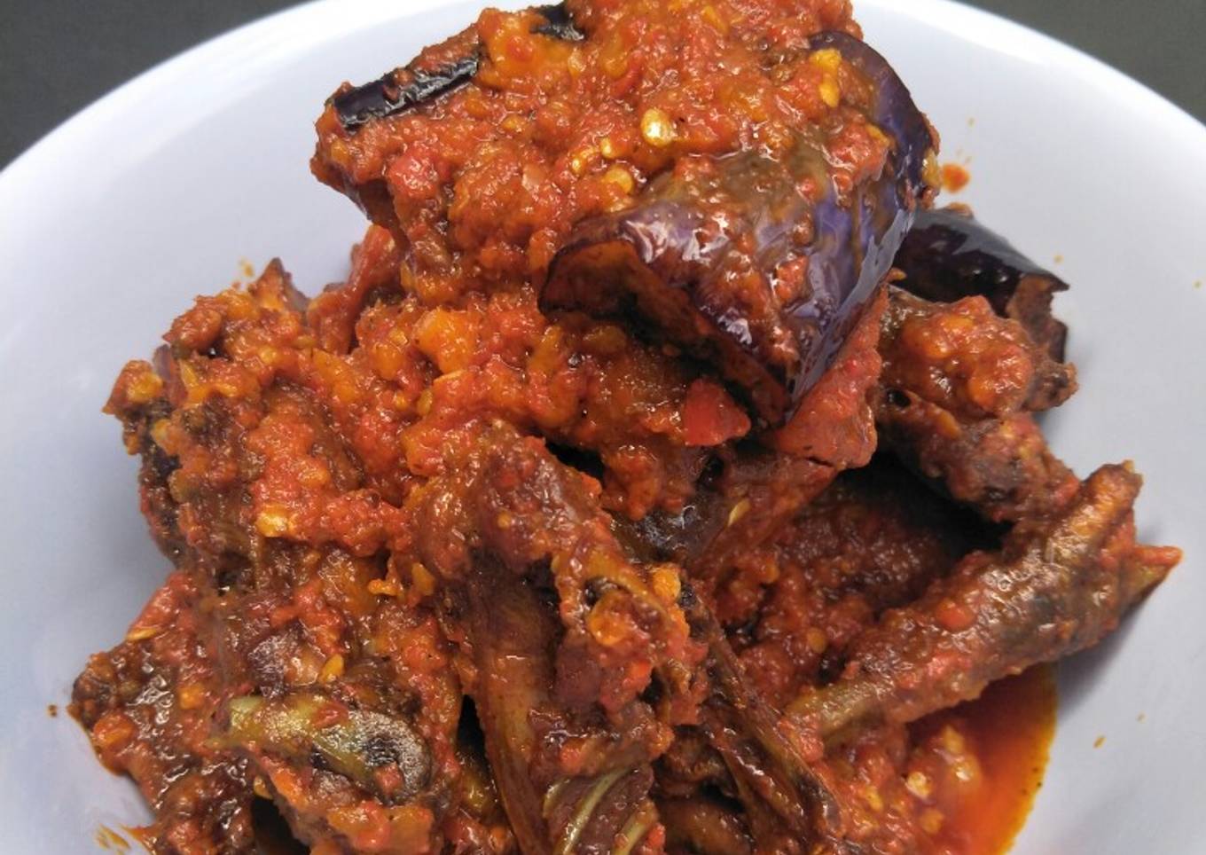 Ayam balado terong