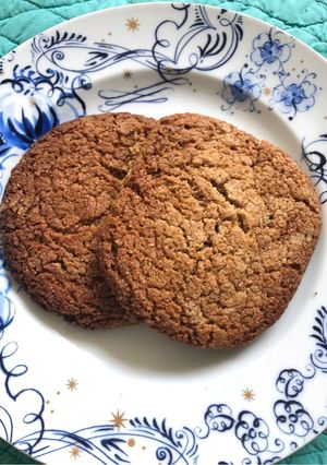A picture of Chai cookies - vegan.