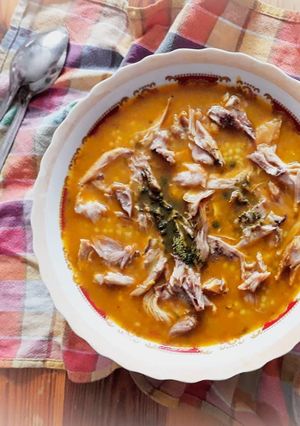 صورة لوصفة بركوكس حامي يرقص 🧡🍗🥘