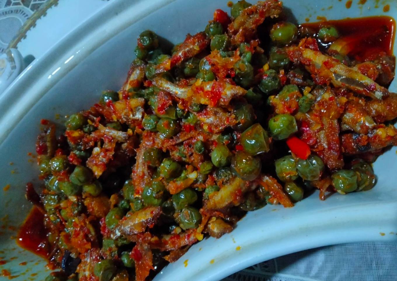 Sambal goreng teri tempe lenca