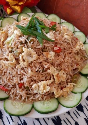 A picture of Vegetables fried rice.