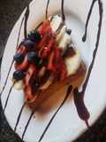 Snacks Pan tostado con fruta