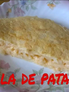 Una foto de Tortilla de patata cocida (ligera)