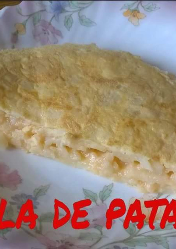 Una foto de Tortilla de patata cocida (ligera)