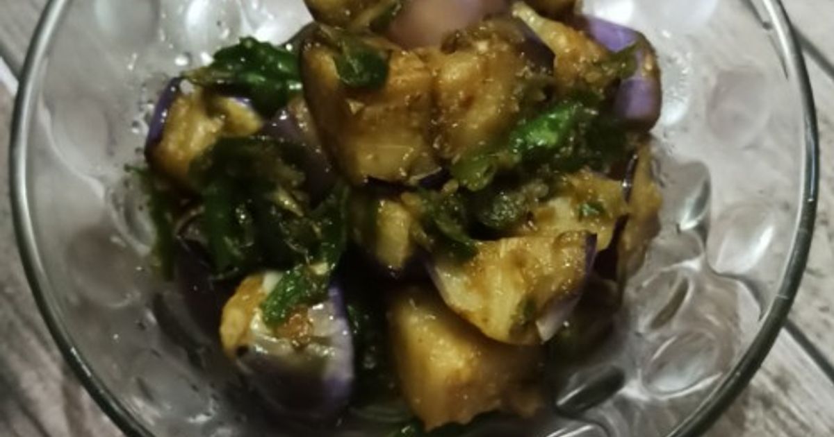 Sambal goreng terong cabe ijo