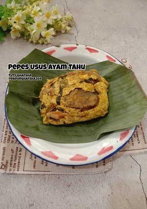 Foto resep Pepes Usus Ayam Tahu