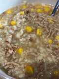 Bubur Babi Cincang dan Jagung