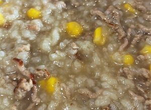 Foto resep Bubur Babi Cincang dan Jagung