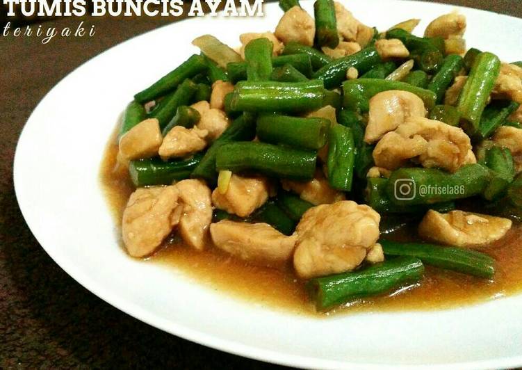 Tumis Buncis Ayam Teriyaki