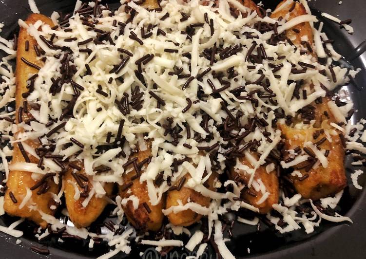 Pisang Keju Coklat kaya yang dijual babang-babang depan komplek