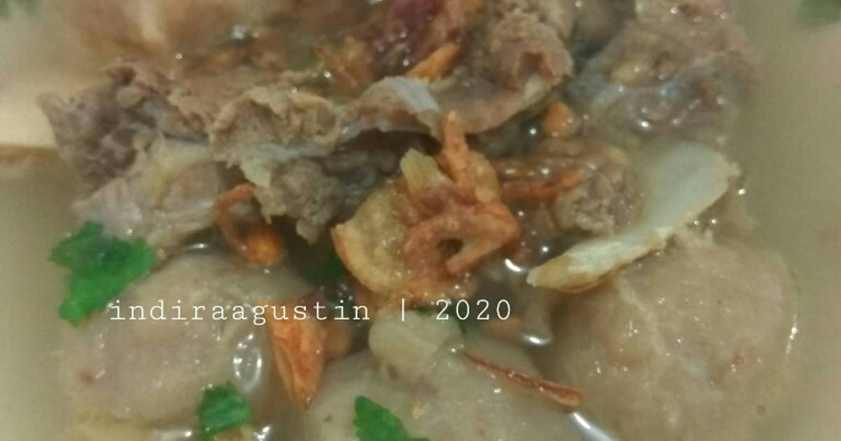 Resep Kuah Baso Sapi Enak ala Mamang Baso oleh indiraagustin - Cookpad