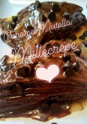 Foto resep Caramel Nutella Millecrepe ala Raras ❤