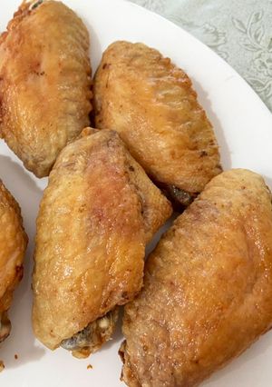 A picture of Air fryer chicken wings.