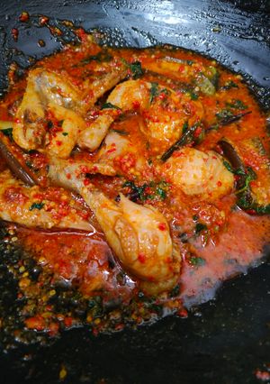 Foto resep Ayam Rica Kemangi + Terong