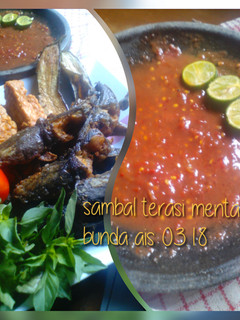Foto resep Sambal terasi mentah ala mertua