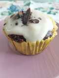 Muffin al cioccolato al vapore, senza grassi, senza lattosio e senza uova