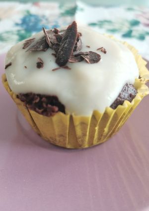 Foto di Muffin al cioccolato al vapore, senza grassi, senza lattosio e senza uova