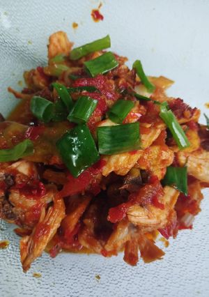 Foto resep Suwir ayam pedas manis
