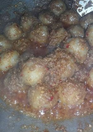 Foto resep Cilok bumbu isi telur