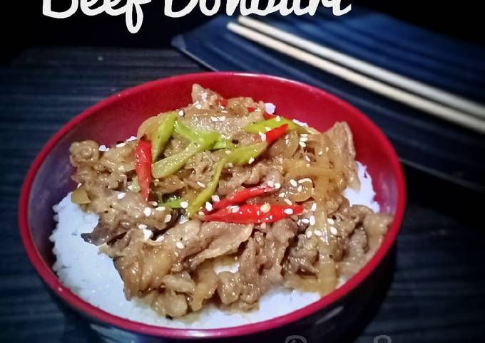 Resep Beef Donburi yang Lezat Sekali