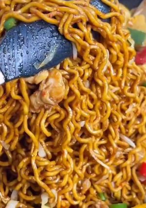 Foto resep Mie goreng sosis