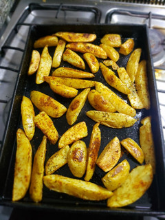 Una foto de Papas Bravas al horno