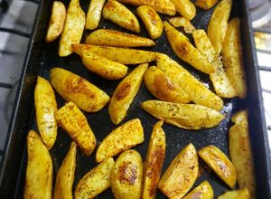 Una foto de Papas Bravas al horno