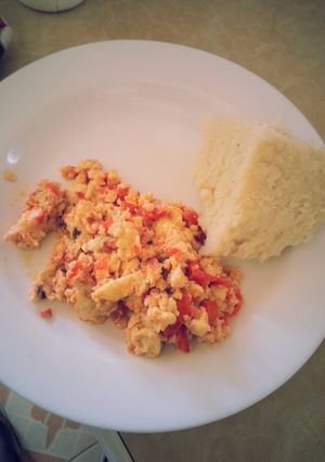 A picture of Scrambled eggs.