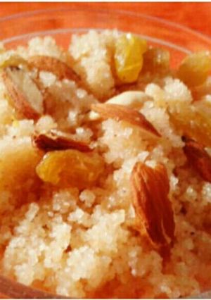 A picture of Suji ka halwa.