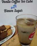 Vanila Coffee Ice Cube with Brown Sugar